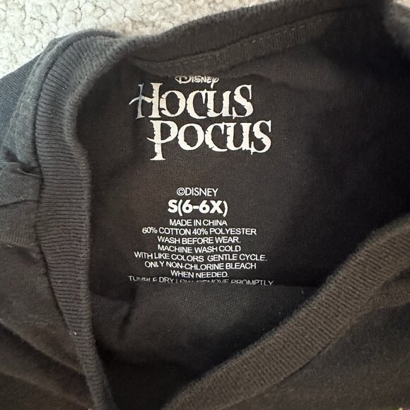 Disney Hocus Pocus Shirt & Delia's Jeans Girls 6X Black T-Shirt & Jeans W/Belt - Picture 4 of 7